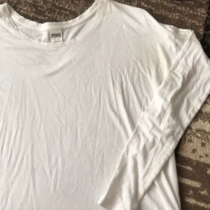 PINK white long sleeve